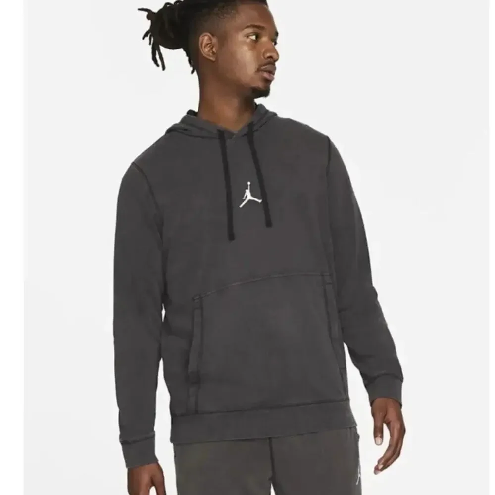 NEW Jordan Dri-FIT Air Fleece Hoodie Black Men's Size Medium Pullover DA9860-010